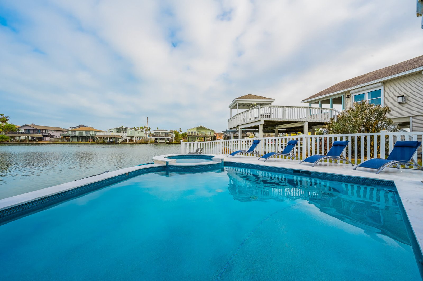 Heated pool and hot tub at Pelican Lookout